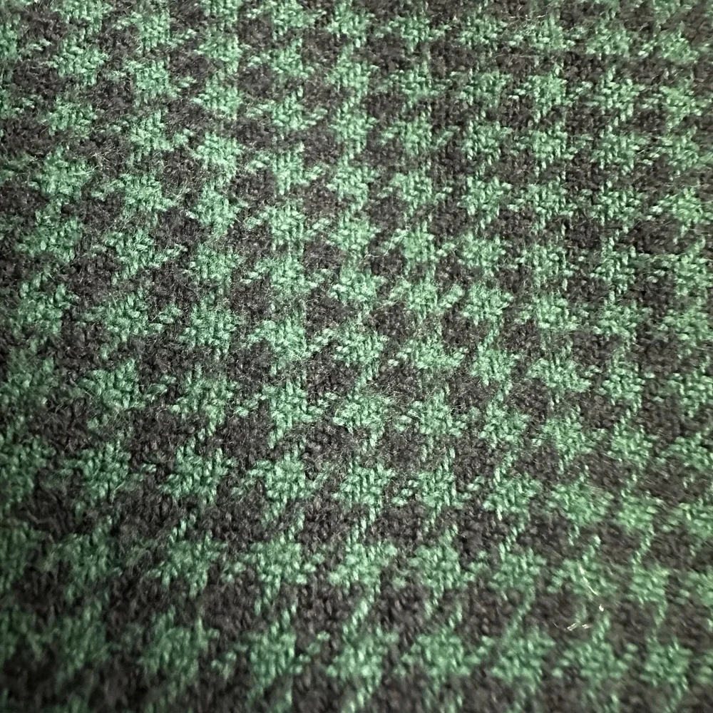 Vintage Polo Ralph Lauren Sierra Shirt Mens Large Green Herringbone Heavy Cotton